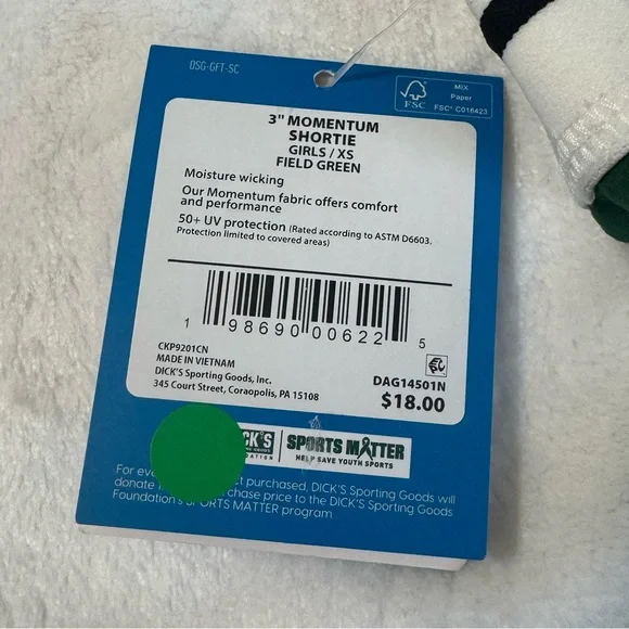 Lot of 2 DSG Girls Athletic Shorts Size XS - Picture 8 of 10